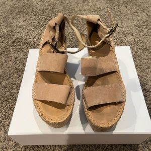 Soludos Suede Espadrille Platform Sandals